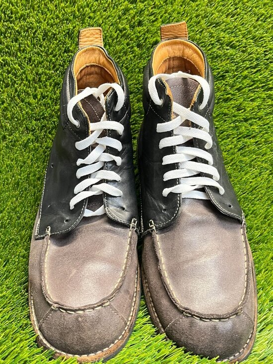 Timberland Earthkeepers Mens Size 13 Brown Black Classic Leather Moc Toe Boots main image 8